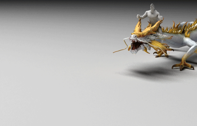 中国风写实神龙 中国龙