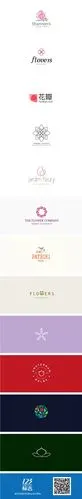 花元素logo设计集锦 #logo# #花logo#