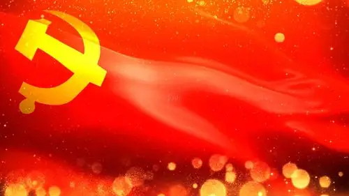 大气党旗飘扬高清led背景视频素材