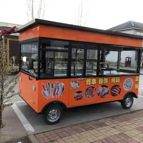 流动多功能小吃车餐车美食车摆摊早餐车快餐车杂粮煎饼手抓饼铁板烧