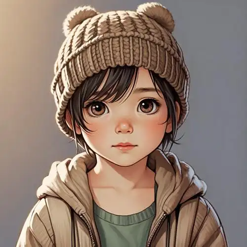 戴帽子小孩头像🧢👶,萌化人心