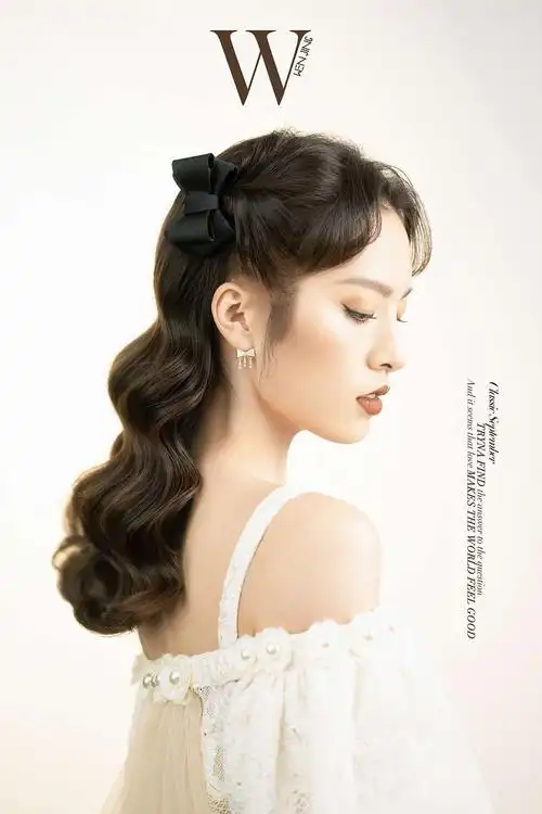 复古新娘造型公主烫发