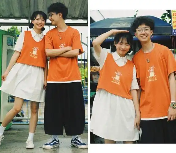 158和183情侣|小个子这样穿情侣装太有回头率了!