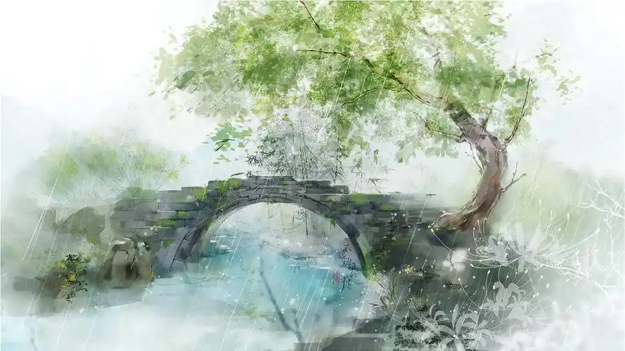 古风场景绘师不过灯花瘦