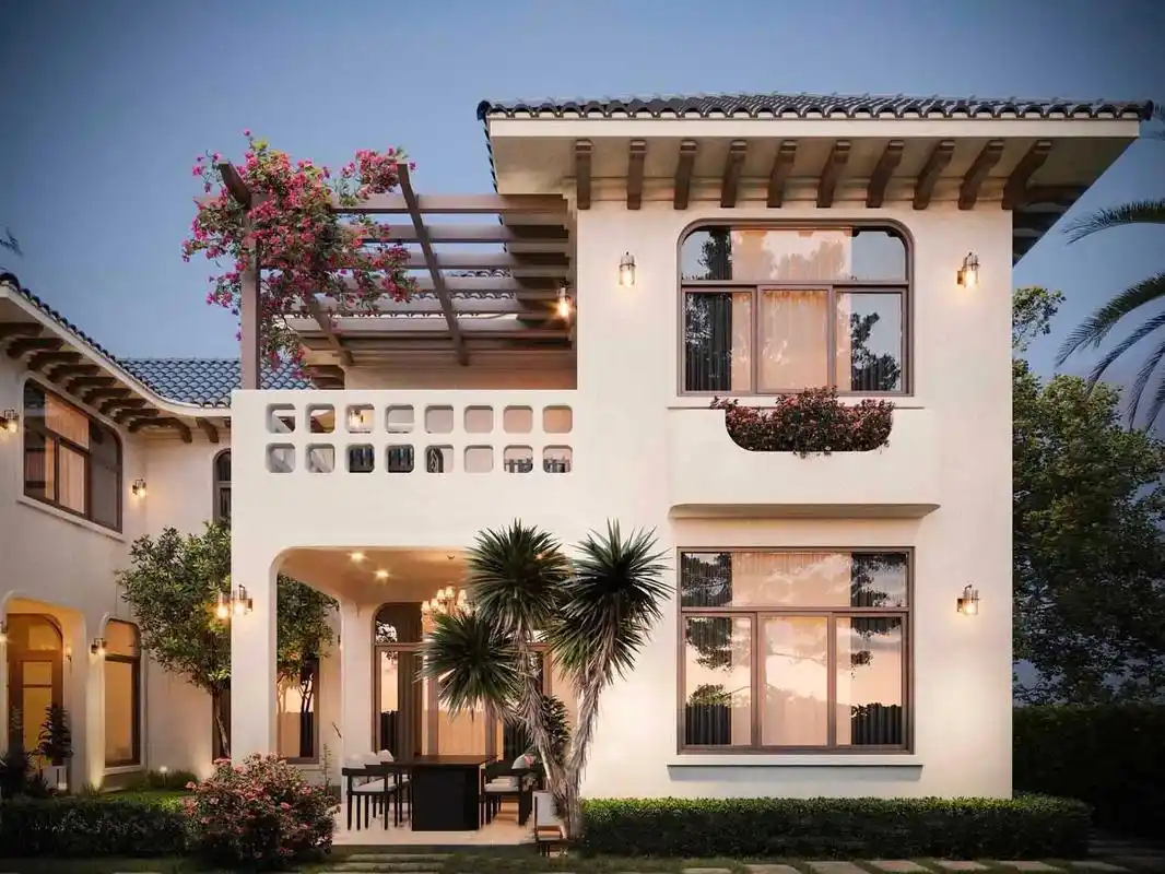 过腻了城市生活,回老家建一栋田园风小别墅.