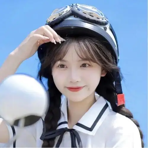 青春校园风清纯女生头像图片