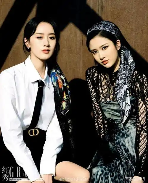 袁冰妍张慧雯合体靓丽写真!两大美女魅力不可小觑