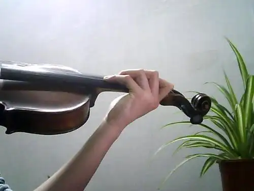 小提琴左手手型