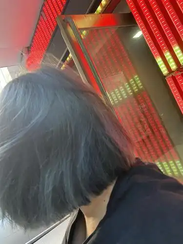 记录蓝黑色掉色过程