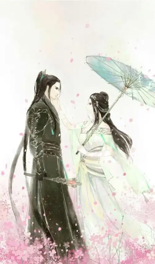 古风美男插画手机壁纸