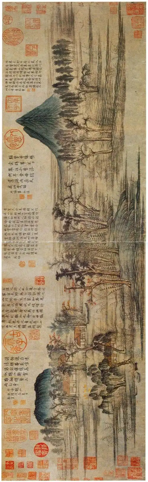 赵孟頫传世名画灵感何来?"思乡之画"鹊华秋色图的秘密!