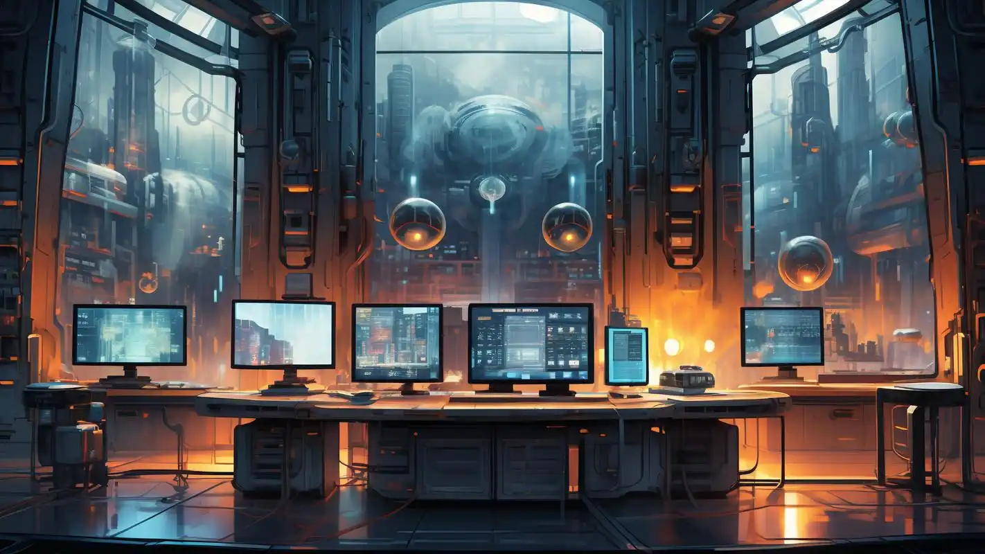 94高科技实验室的炫酷背景99 走进这些高科技实验室,仿佛置身于