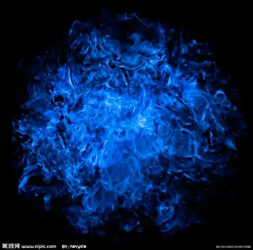 蓝色火焰设计图__广告设计_广告设计_设计图库_昵图网nipic.com