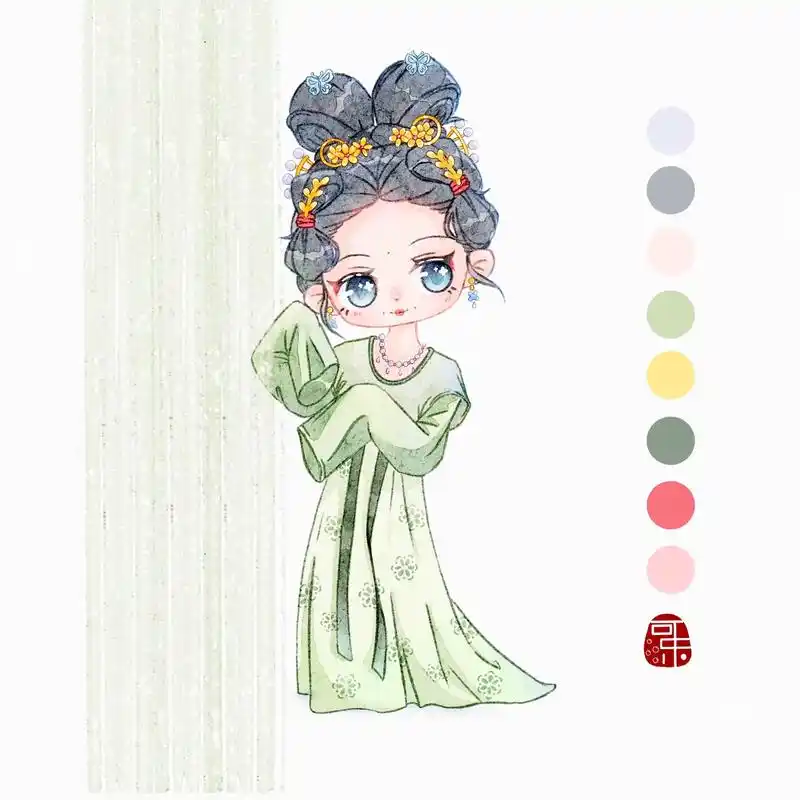 q版古风人物系列