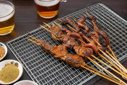 天津特色小吃烤羊鞭