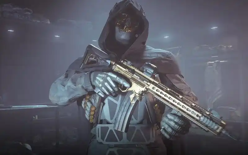 幽灵|穿戴《金面死神》造型展示【使命召唤19】