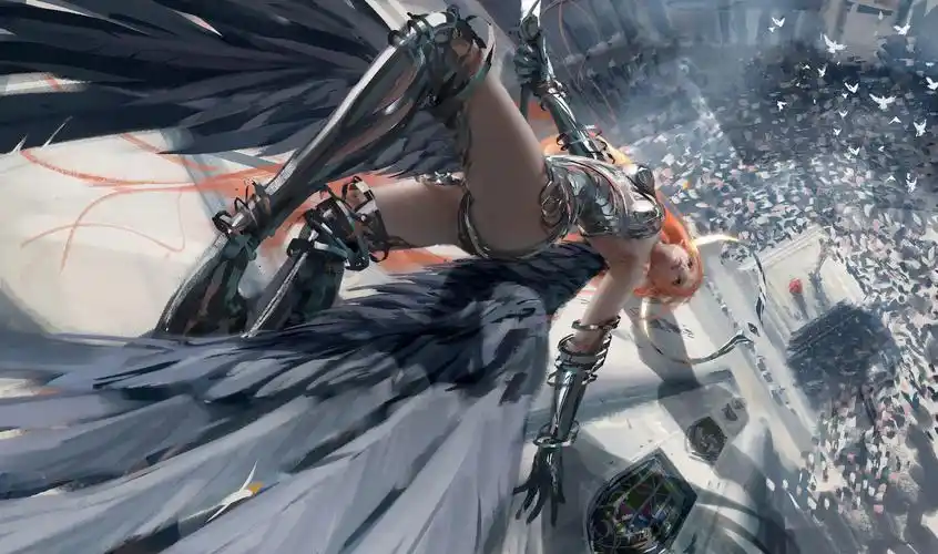 已续更wlop鬼刀高清壁纸系列4k8k都有不多说看图全知乎放上来最多最好