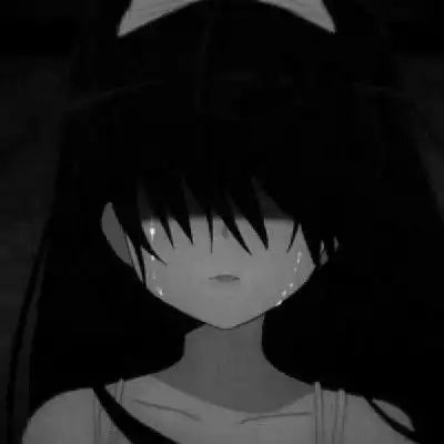 流泪的头像女动漫黑白 - 搜狗图片搜索