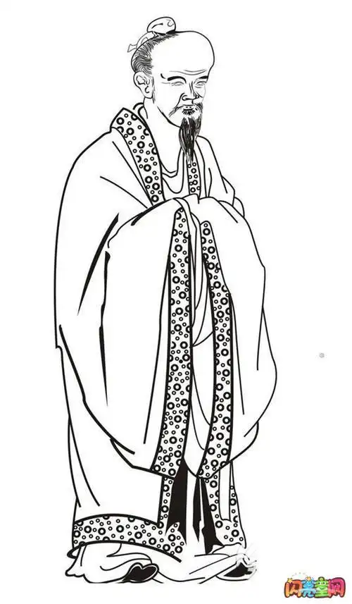 90岁到100岁的简笔画