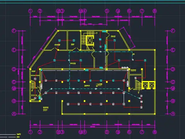 某综合楼消防电气设计图免费下载 - 电气图纸 - 土木工程网