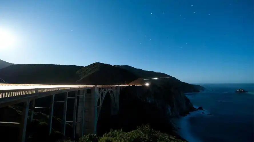 美国比克斯比大桥风景桌面壁纸