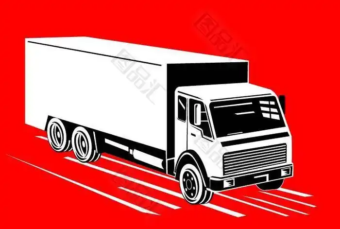 大货车矢量素材_图品汇