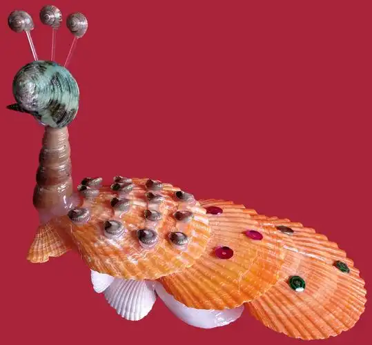 工艺品(贝壳孔雀)-爱企查