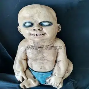剧本杀装饰小孩道具密室逃脱鬼婴娃娃万圣节酒吧恐怖装扮鬼屋用品
