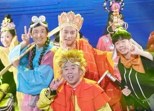 图文:《年代秀》重现侠骨柔情-荒唐师徒四人合影