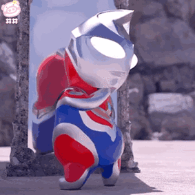 幼崽可爱小奥特曼表情包,臭美小奥特曼.