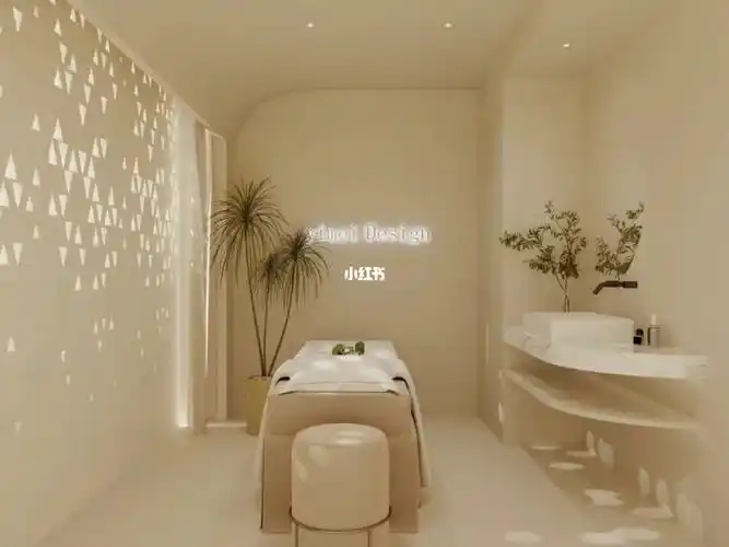 皮肤管理中心单人护理间怎样装简约大气