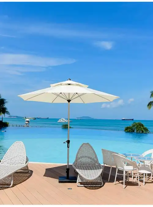 紫叶ziye户外遮阳伞太阳伞摆摊桌椅伞休闲伞室外庭院伞沙滩伞钓鱼伞酒