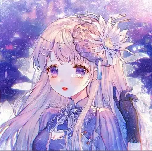 仙气飘飘女生头像动漫可爱
