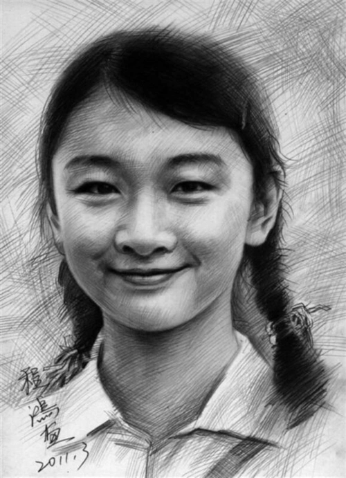 惟妙惟肖的62幅肖像素描画