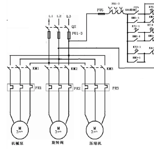 电动机常用原理接线图