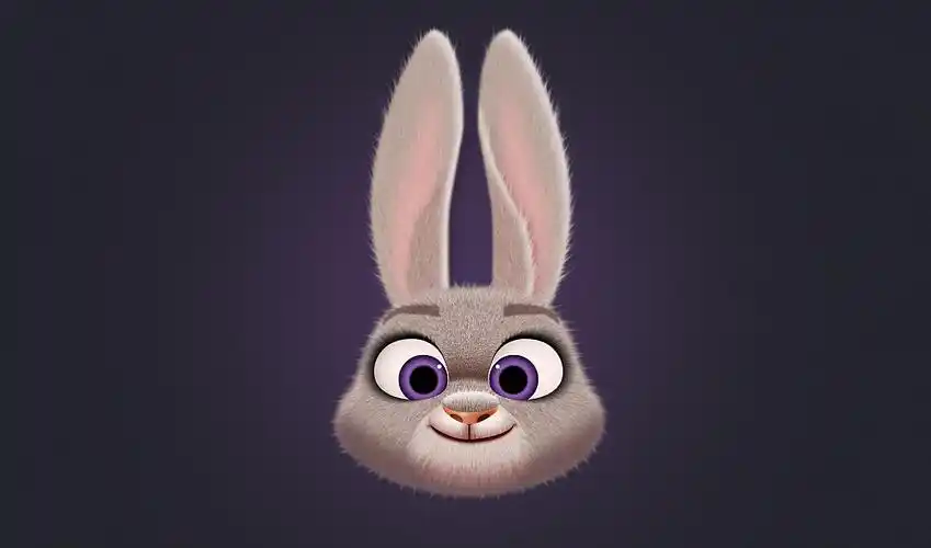 ps绘制毛绒质感朱迪警官