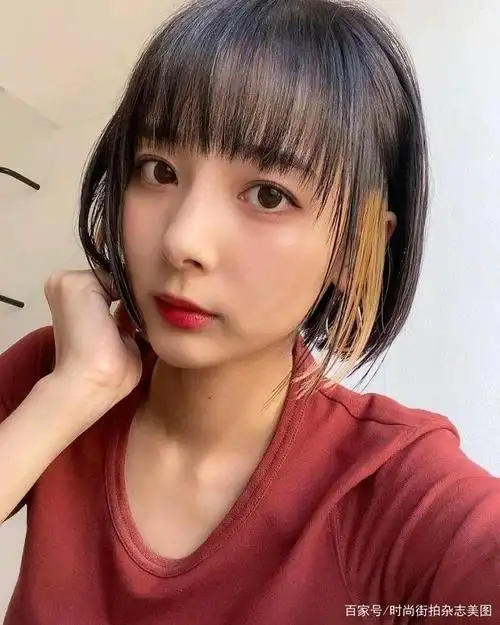 中日混血,冈田纱佳,短发清纯唯美图片