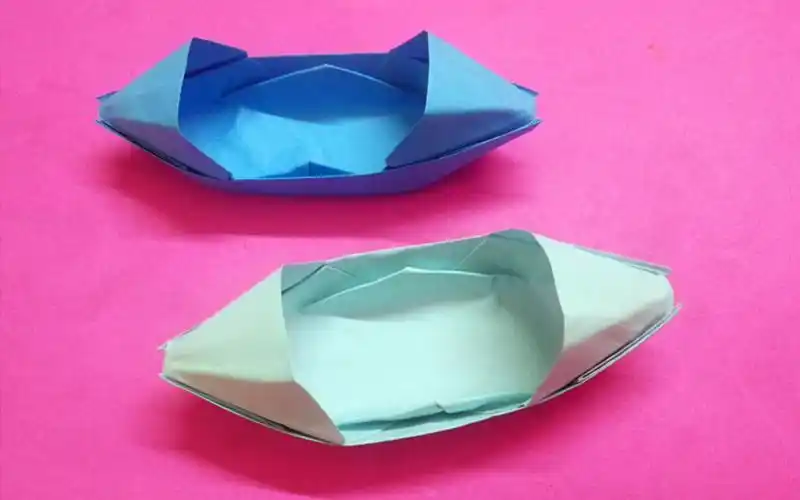 手工折纸船舢板视频教程小时候看它在河上飘过七零后满满的回忆