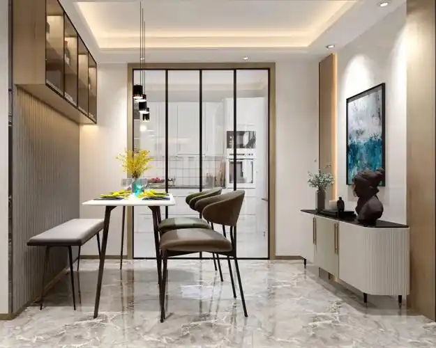 在这套120平米的设计案例中,整个空间以现代风的装修基调,穿插上简约