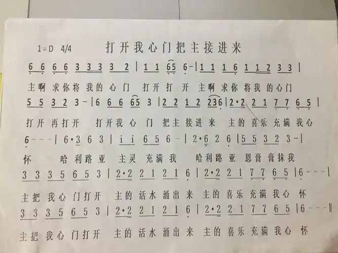 主啊求你把我的心门打开再打开,是什么歌名?_百度知道