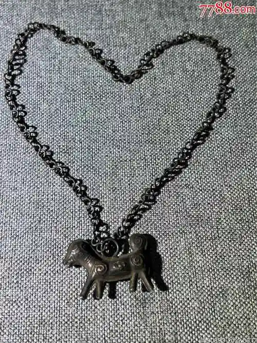 老银生肖狗银链