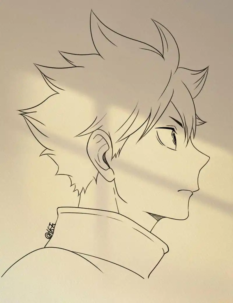 寻找小红书绘画大神# #日向翔阳# #排球少年# #二次元# #简笔画教