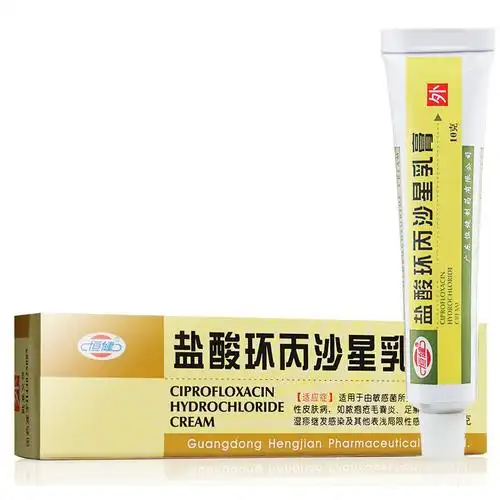 恒健盐酸环丙沙星乳膏10g支盒视频