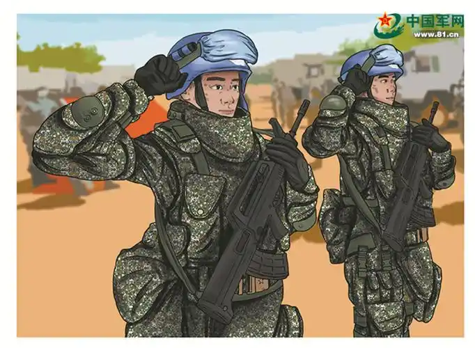 漫画|峥嵘岁月30年:中国蓝盔 和平使命