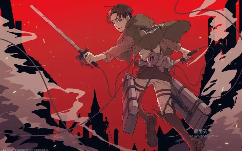 日本末日系动画进击的巨人唯美高清人设桌面壁纸(二)