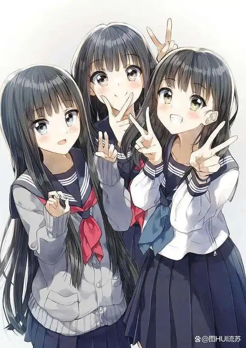 二次元校园风女生壁纸又是一年开学季