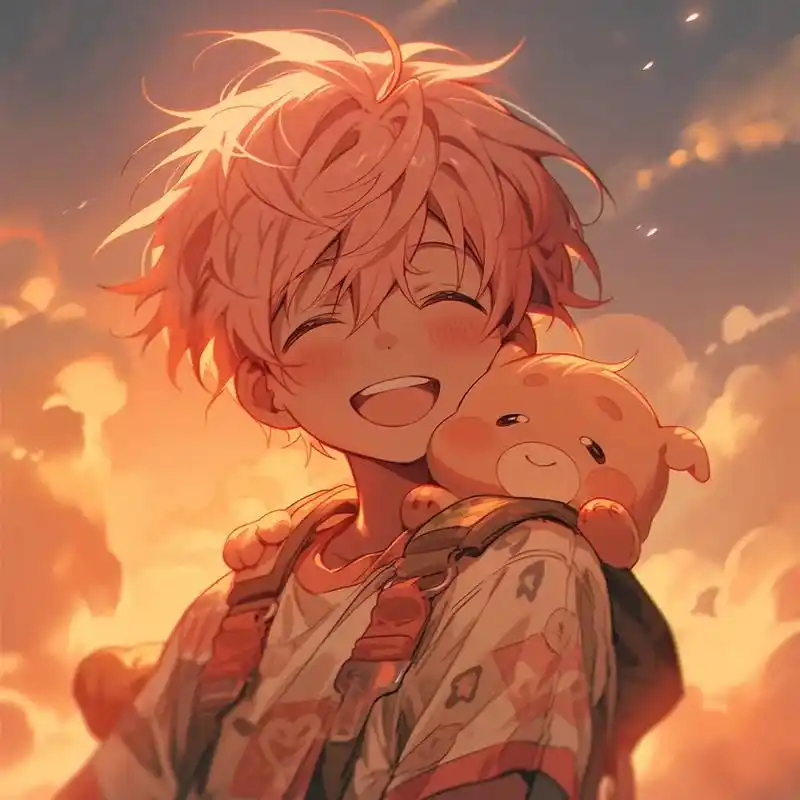 头像|黄昏下的少年.#二次元 #优质头像 #男生头像 #动漫 - 抖音