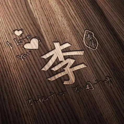 百家姓李姓的起源李姓签名设计以及书写技法头像获取