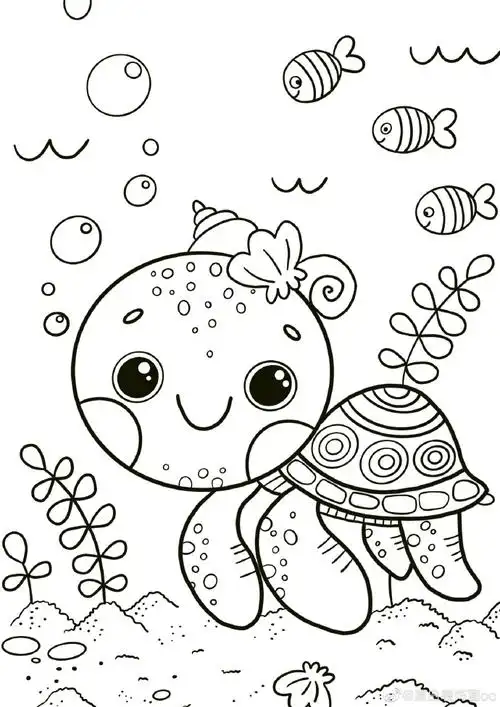 可可爱爱小动物简笔画#遇见艺术##绘画素材##儿童画教程##儿童画