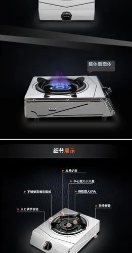 樱雪煤气灶单灶天燃气灶家用天然气台猛火台式老式不锈钢液化气灶